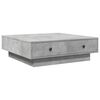 vidaXL Table basse Gris b&eacute;ton 90x90x28 cm Agglom&eacute;r&eacute;