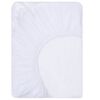 vidaXL Draps-housses imperm&eacute;ables 2 pcs Coton 180x200 cm Blanc
