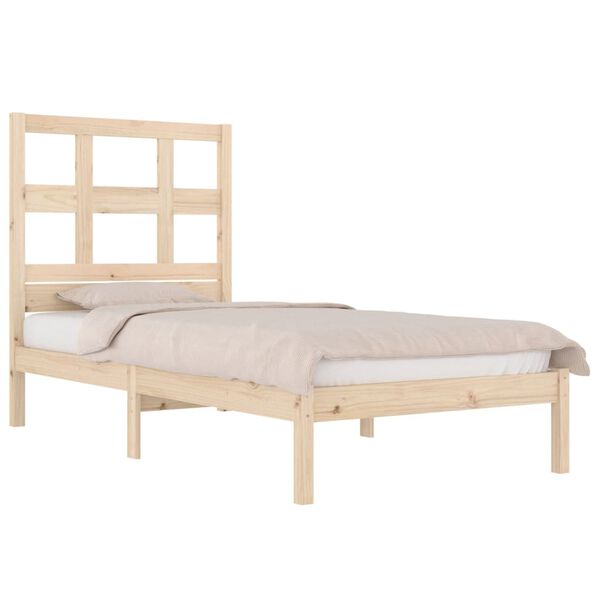 vidaXL Cadre de lit sans matelas 90x190 cm bois de pin massif