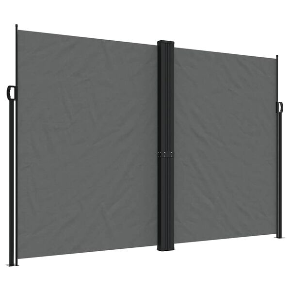 vidaXL Auvent lat&eacute;ral r&eacute;tractable anthracite 220x600 cm