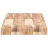 vidaXL &Eacute;tag&egrave;res flottantes 4 pcs 100x30x4 cm acacia massif non trait&eacute;