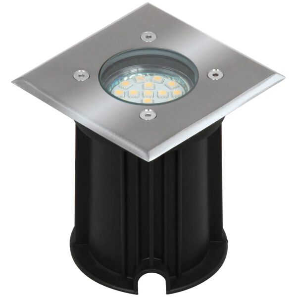 Smartwares Projecteur LED int&eacute;gr&eacute; au sol 3 W Noir 5000.459