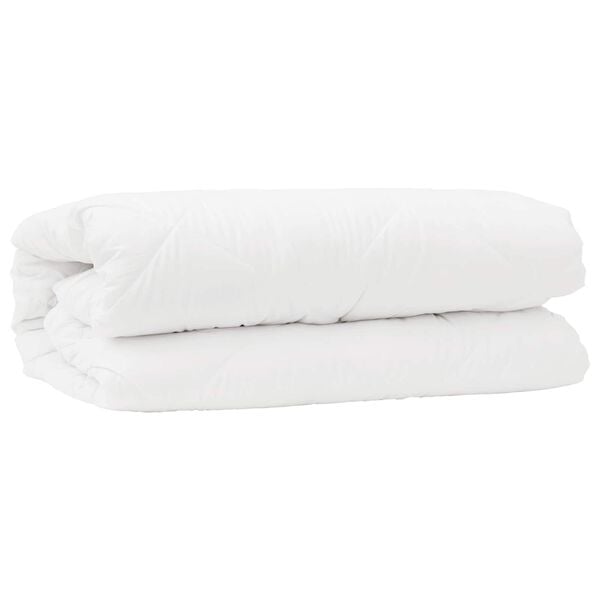 vidaXL Ensemble de Duvet avec oreiller 2 pcs Blanc Microfibre