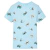 T-shirt pour enfants m&eacute;lange bleu clair 140