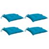 vidaXL Coussins de palette lot de 4 bleu clair 50x50x7 cm tissu oxford