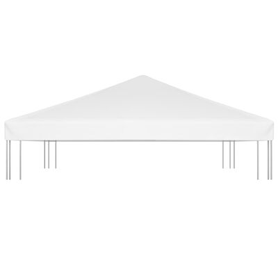 vidaXL Toile de toit de belvédère 270 g/m² 3x3 m Blanc