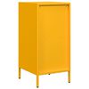 vidaXL Buffet jaune moutarde 35x39x73,5 cm acier lamin&eacute; &agrave; froid