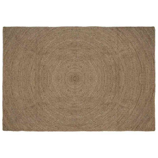 vidaXL Tapis de surface Rectangulaire Gris 200 x 290 cm Jute