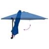 vidaXL Parasol de jardin Azur 248 x 248 x 148 cm Polyester et Acier