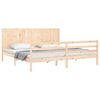 vidaXL Cadre de lit sans matelas 200x200 cm bois massif