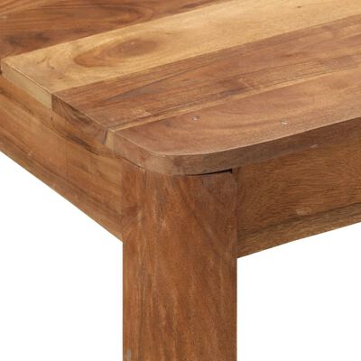 vidaXL Table de bar bois massif d'acacia et finition miel 110x55x106cm