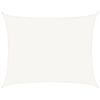 vidaXL Voile d'ombrage 160 g/m&sup2; Blanc 6x8 m PEHD