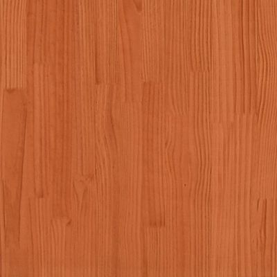 vidaXL Cadre de lit cire marron 120x200 cm bois de pin massif