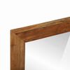 vidaXL Miroir de salle de bain avec miroir Marron Bois d'Acacia Massif