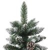vidaXL Sapin de No&euml;l artificiel Vert 210 cm PVC, plastique et acier