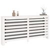 vidaXL Cache-radiateur Blanc 169x19x84 cm Bois massif de pin
