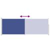 vidaXL Auvent lat&eacute;ral r&eacute;tractable 160 x 500 cm Bleu