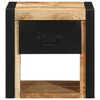 vidaXL Table de chevet 40x35x40 cm bois brut massif de manguier
