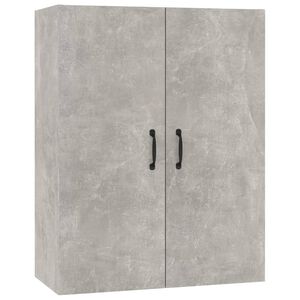 vidaXL Armoire suspendue Gris b&eacute;ton 69,5x34x90 cm Bois d'ing&eacute;nierie