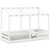vidaXL Lit pour enfants sans matelas blanc 90x190 cm bois pin massif
