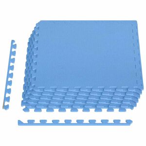 vidaXL Tapis de sol 6 pcs 2,16 ㎡ EVA Mousse Bleu