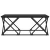 vidaXL Table basse Chêne noir 100 x 49 x 40 cm Bois d'ingénierie
