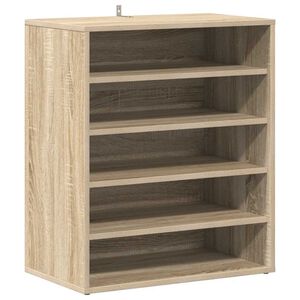 vidaXL Armoire &agrave; chaussures Ch&ecirc;ne sonoma 60x35x70 cm Bois d&rsquo;ing&eacute;nierie