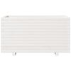 vidaXL Jardini&egrave;re blanc 90x40x49,5 cm bois de pin massif