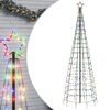 vidaXL Sapin de No&euml;l &agrave; LED avec pointes 570 LED color&eacute;es 300 cm