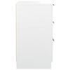 vidaXL Tables de chevet 2 pcs Blanc 40x36x65 cm