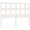 vidaXL T&ecirc;te de lit Blanc 185,5x4x100 cm Bois massif de pin