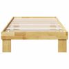 vidaXL Cadre de lit sans matelas 80x200 cm bois massif de ch&ecirc;ne