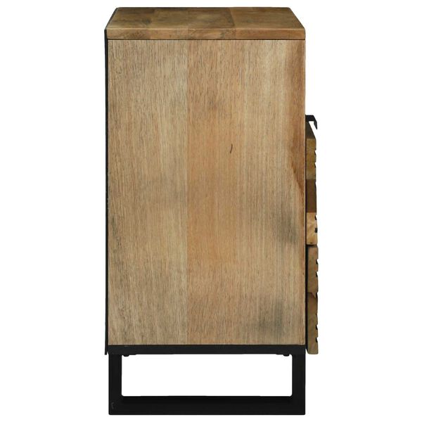 vidaXL Cabinet de chevet Marron 50 x 33 x 62 cm Bois d'acacia massif