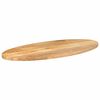 vidaXL Dessus de table 80x40x3,8 cm ovale bois massif de manguier