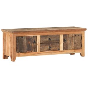 vidaXL Meuble TV 120x30x40 cm Bois d'acacia et de r&eacute;cup&eacute;ration massif
