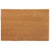 vidaXL Tapis de porte naturel 50x80 cm fibre de coco touffet&eacute;