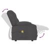 vidaXL Fauteuil de massage inclinable avec porte-gobelets 2 places