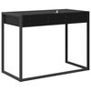 vidaXL Bureau Ch&ecirc;ne noir 100 x 50 x 75 cm Bois d'ing&eacute;nierie