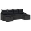 vidaXL Ensemble de Canap&eacute;s avec coussin 6 pcs polyrotin