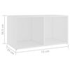 vidaXL Ensemble de meubles TV 3 pcs Blanc Bois d'ingénierie