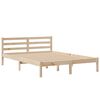 vidaXL Lit bibliothèque sans matelas 140x200 cm bois massif de pin