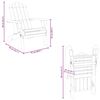 vidaXL Chaises Adirondack de jardin lot de 2 Bois massif d'acacia