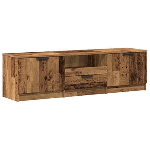 vidaXL Meuble TV vieux bois 140x35x40 cm bois d'ing&eacute;nierie