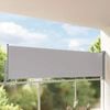 vidaXL Auvent lat&eacute;ral r&eacute;tractable de patio 100 x 300 cm Gris