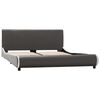 vidaXL Cadre de lit Gris anthracite Similicuir 120 x 200 cm