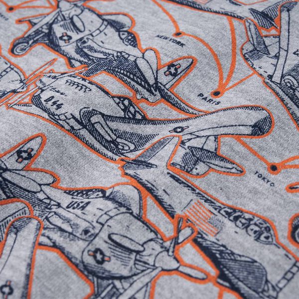 Sweatshirt pour enfants gris mélange 140