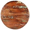 vidaXL Dessus de table &Oslash; 80x2,5 cm rond bois massif de r&eacute;cup&eacute;ration