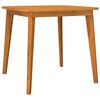 vidaXL Table de jardin 85x85x75 cm Bois d'acacia solide