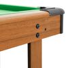 vidaXL Table de billard 4 pieds 122x61x76 cm Marron