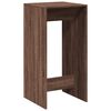 vidaXL Table de bar chêne marron 51x50x103,5 cm bois d'ingénierie